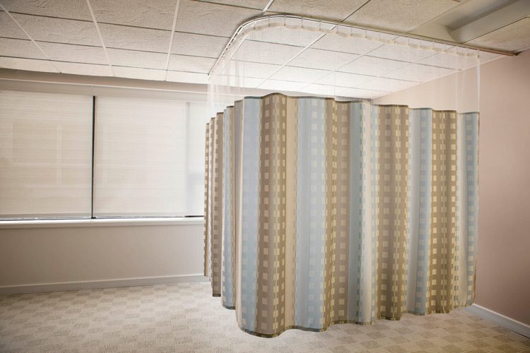 privacy curtains in living room
