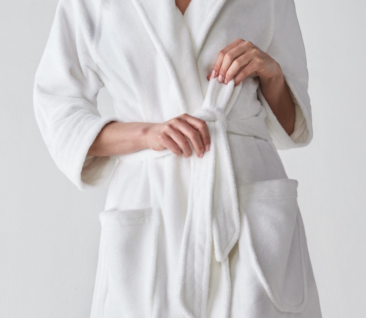 Plush Cotton Bath Robe