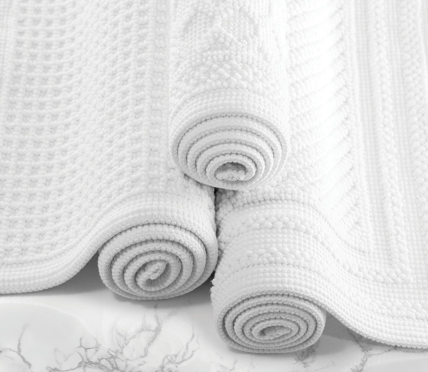Shower Floor Towel home hotel cotton white foot grid Bathroom Mat