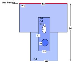 Illustration of Cystoscopy Drapes. These are reusable, fenestrated drapes designed to perfectly support cystoscopies.